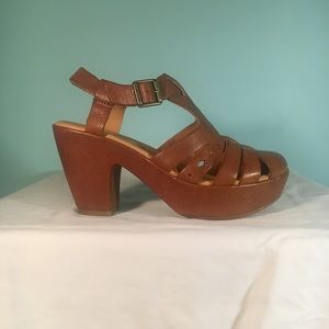 Kork-Ease Brown Leather Sandals